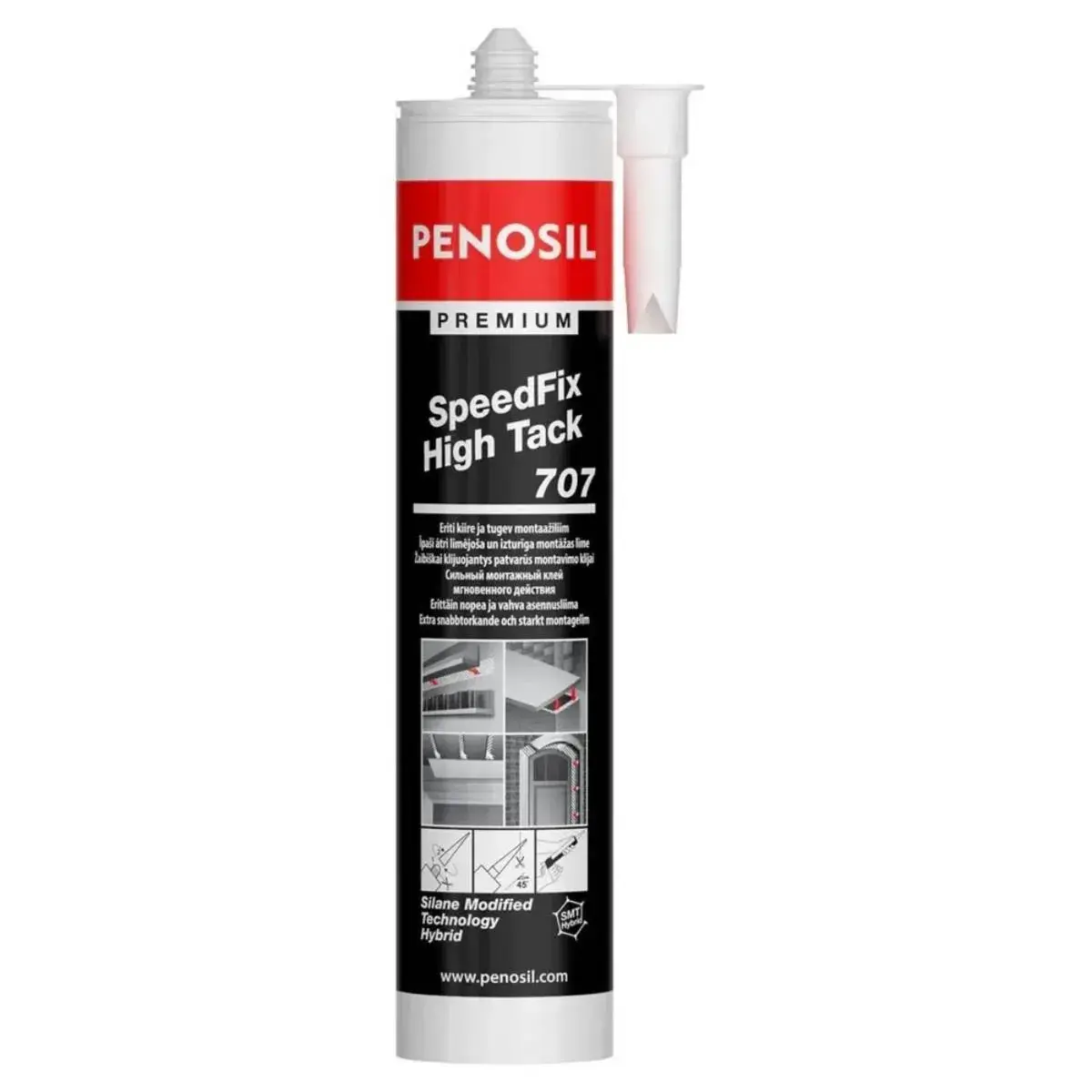 PENOSIL Premium SpeedFix High Tack 707 kлей с мгновенной адгезией, 280 мл