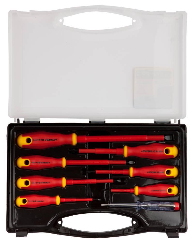 Набор диэлектрических отверток 8 шт. STAYER ELECTRO 25145-H8