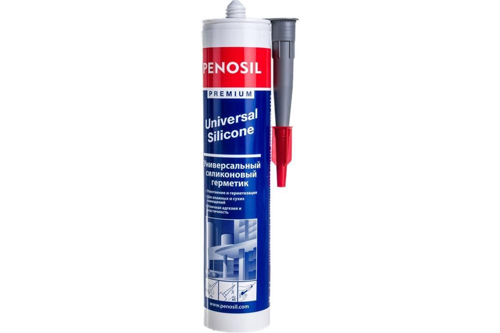 Герметик Penosil, силиконовый универсальный, серый, 280 ml