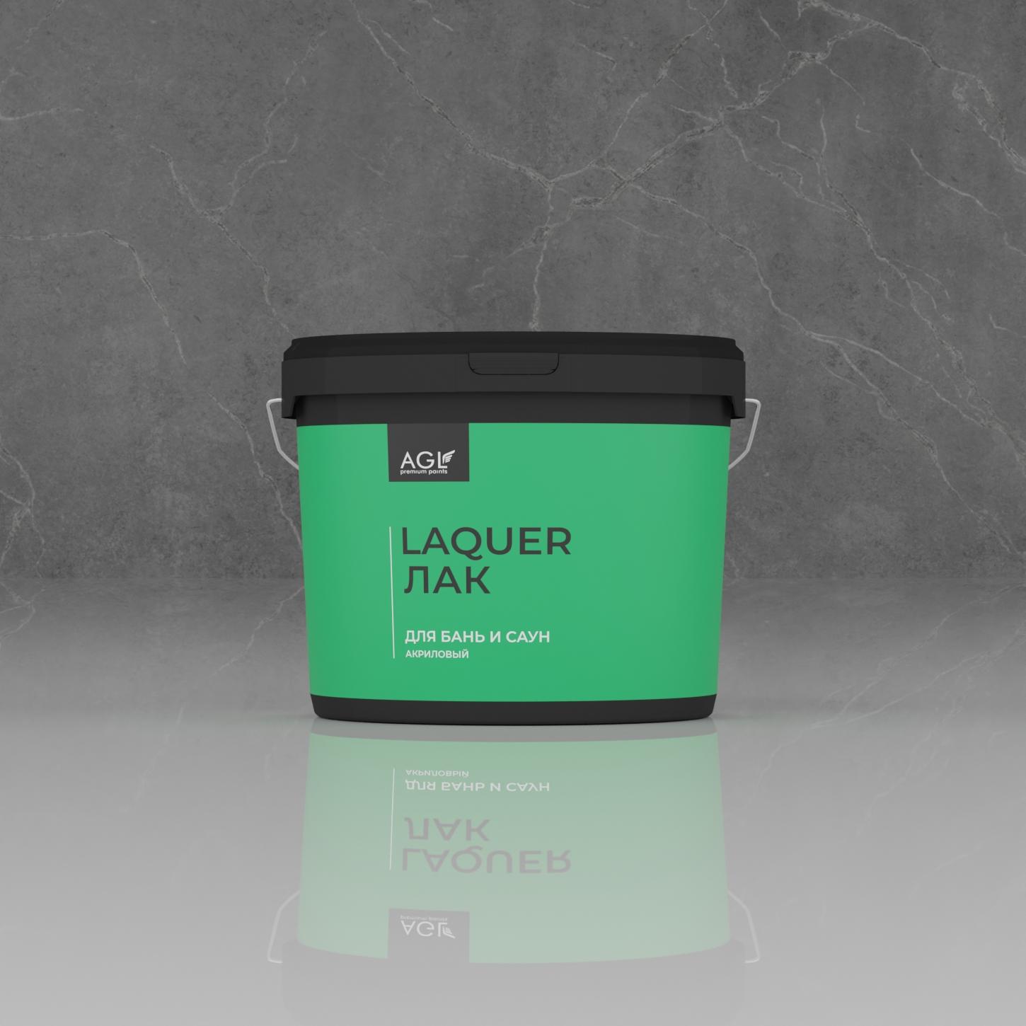 LACQUER ЛАК БАНЬ И САУН AGL --- Акриловый лак для бань и саун AGL