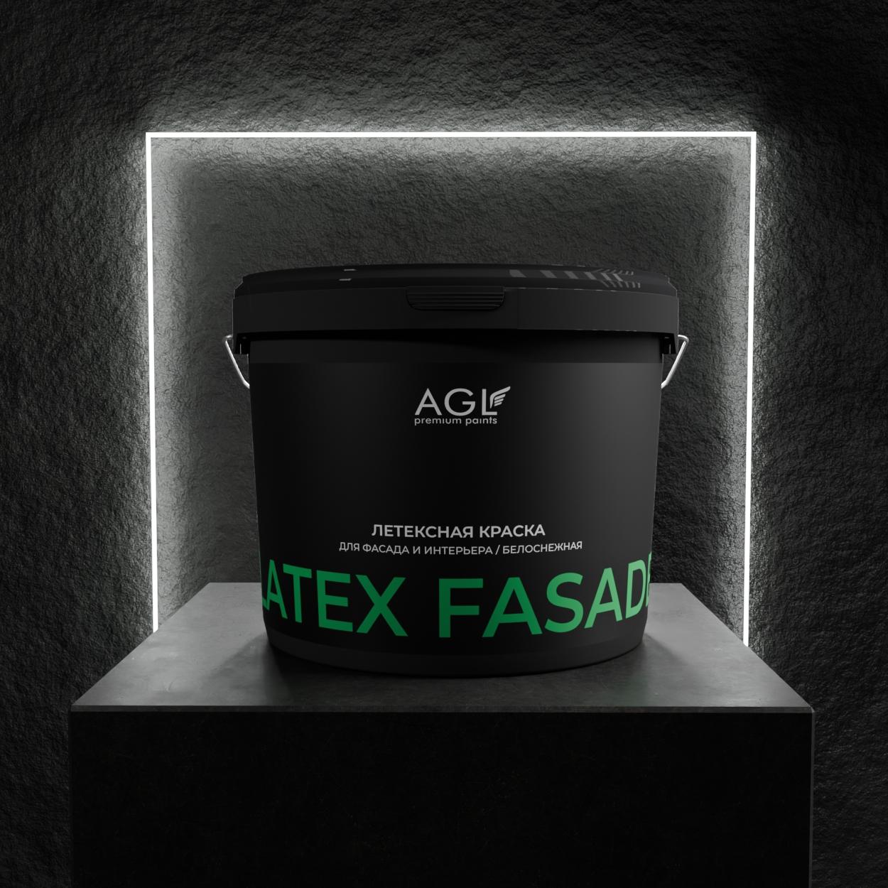 AGL LATEX FASADE — высококачественная водно-дисперсионная латексная краска.