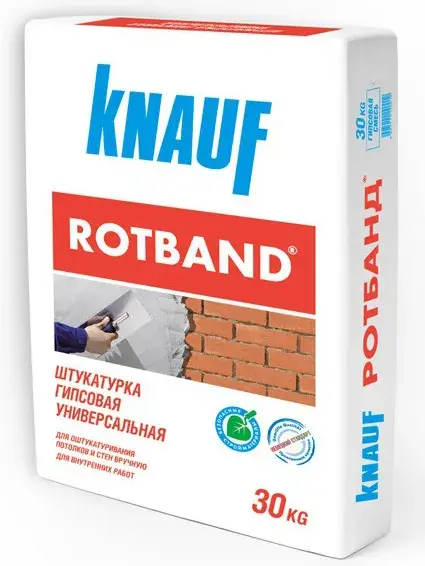 Штукатурка гипсовая Knauf Ротбанд 30 кг